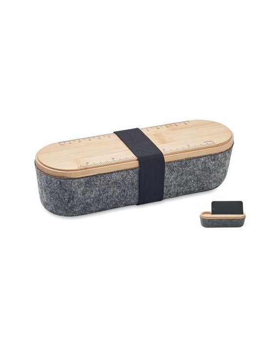 Trousse RPET personnalisée - Fournitures de bureau s MILE