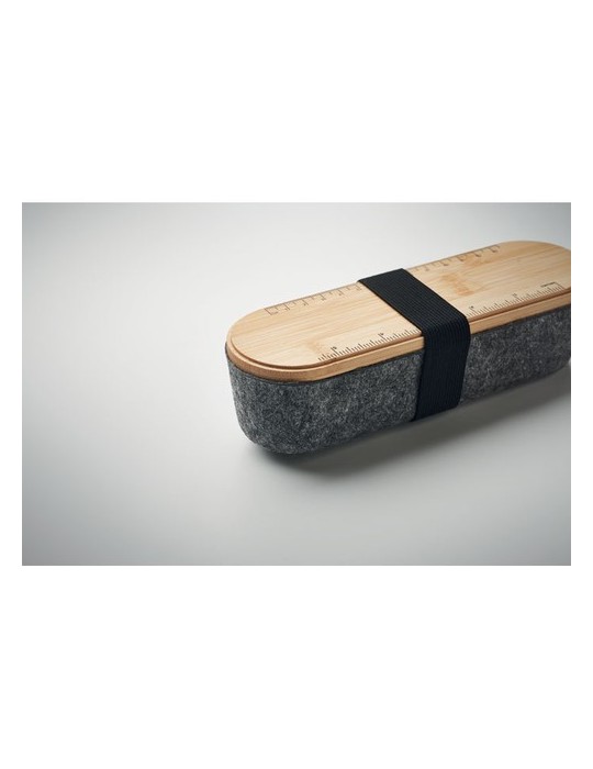 Trousse RPET personnalisée - Fournitures de bureau s MILE
