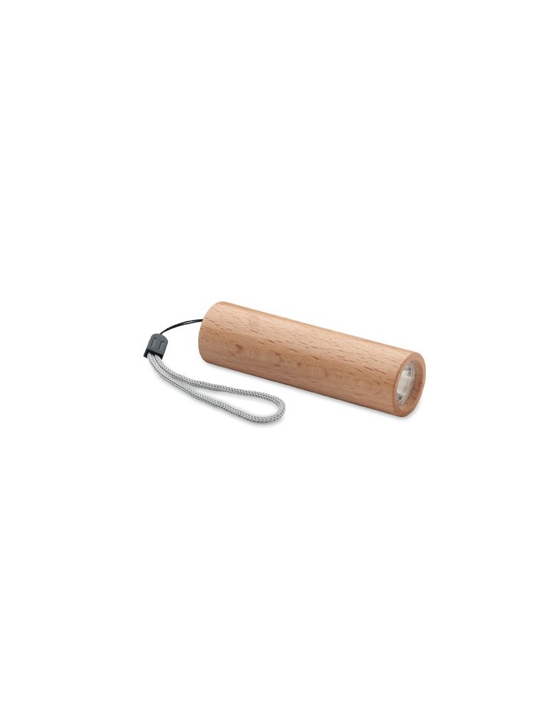 Torche en bois personnalisée - Lampe rechargeable puissante LITE pas cher