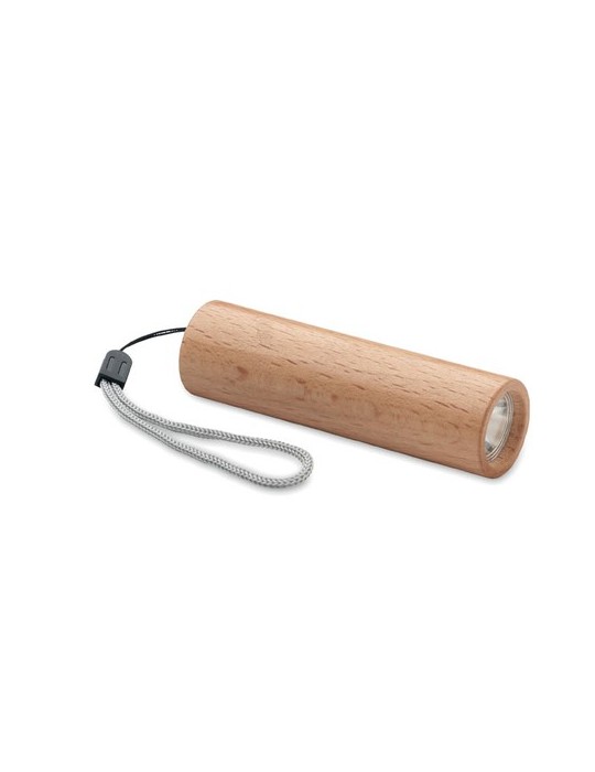 Torche en bois personnalisée - Lampe rechargeable puissante LITE pas cher