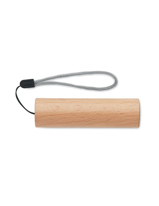 Torche en bois personnalisée - Lampe rechargeable puissante LITE pas cher