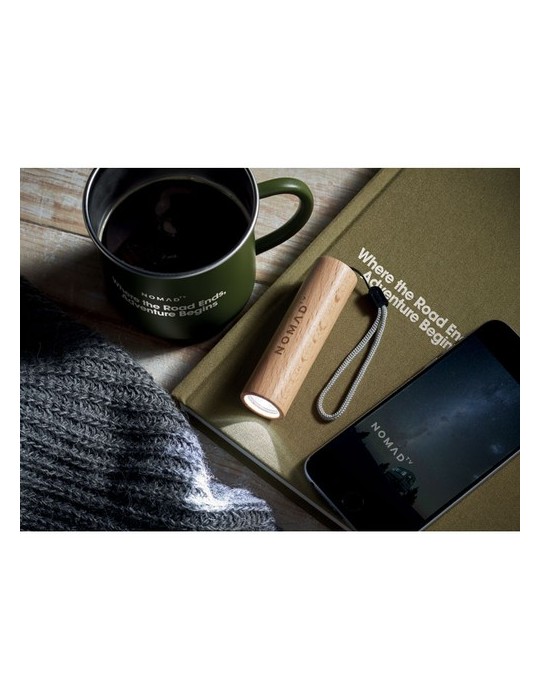 Torche en bois personnalisée - Lampe rechargeable puissante LITE pas cher