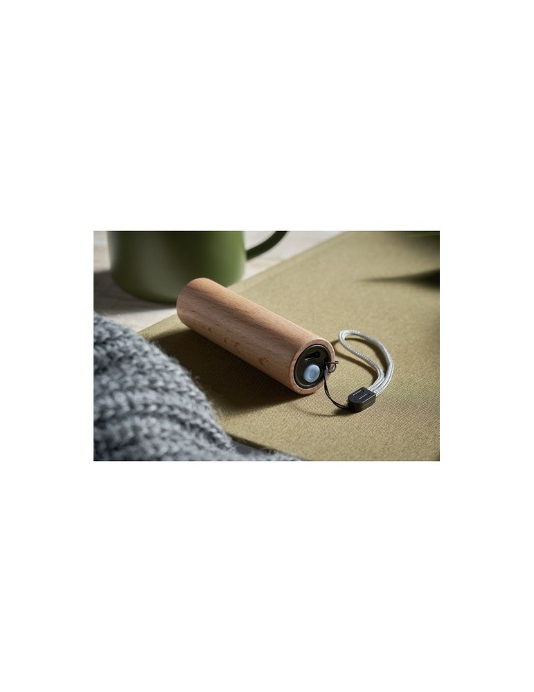Torche en bois personnalisée - Lampe rechargeable puissante LITE pas cher