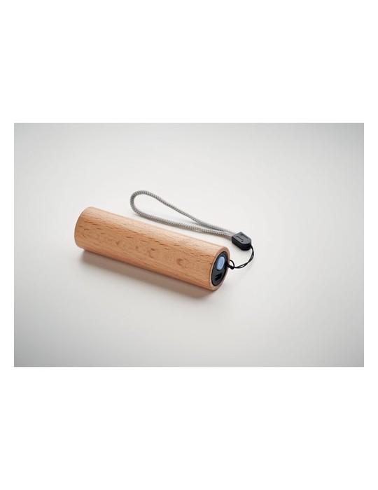 Torche en bois personnalisée - Lampe rechargeable puissante LITE pas cher