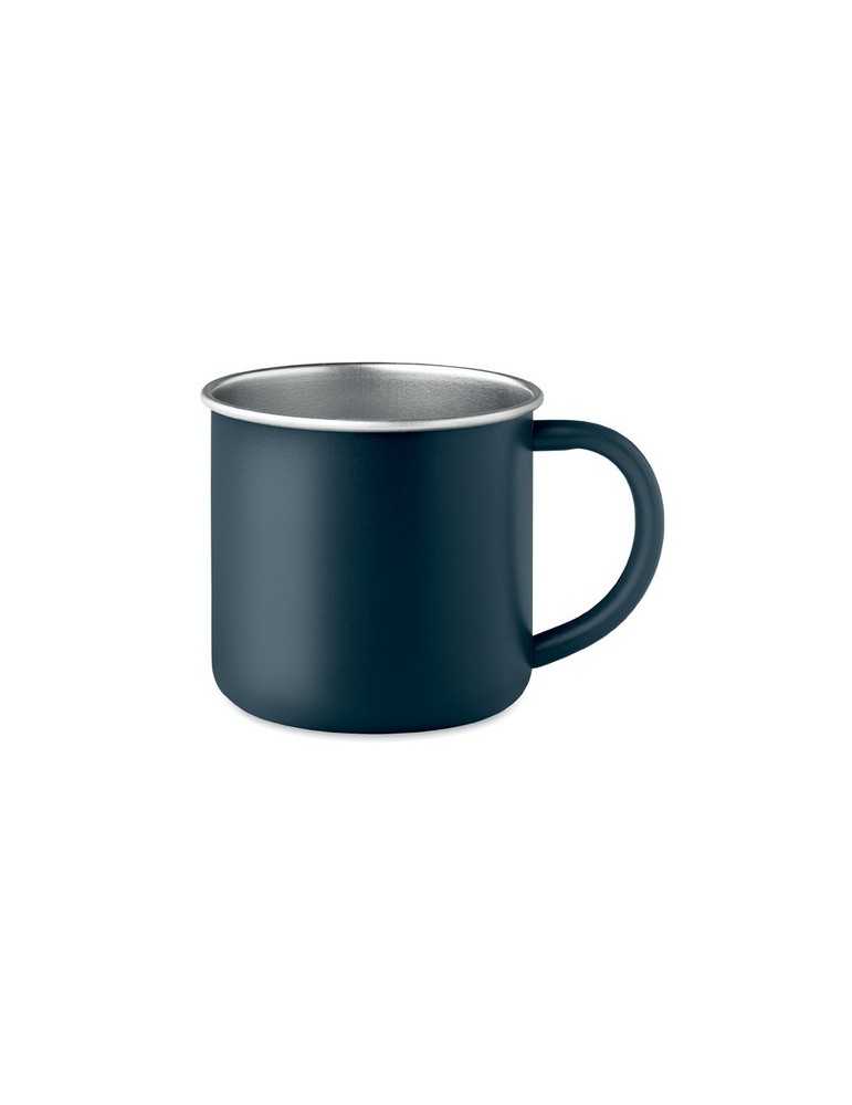 Tasse en acier inox recyclé - Objets publicitaires CARIBU