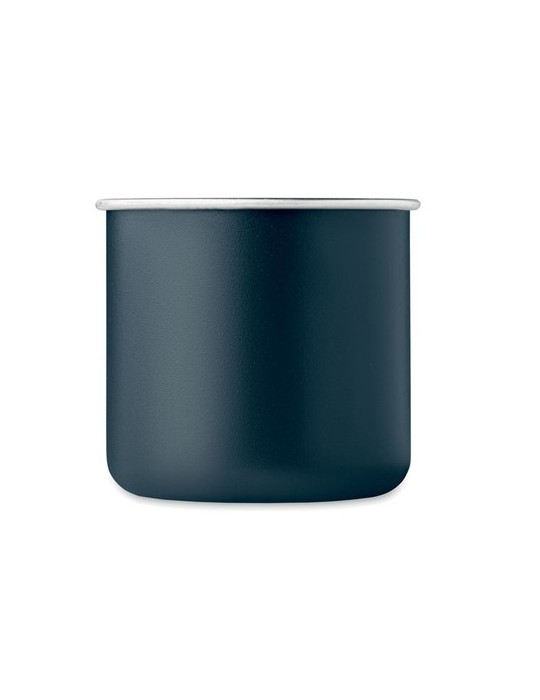 Tasse en acier inox recyclé - Objets publicitaires CARIBU