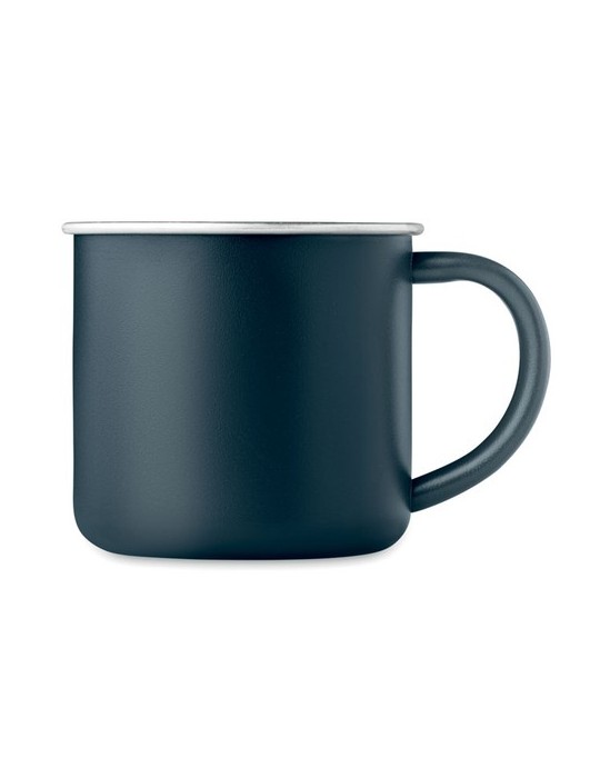 Tasse en acier inox recyclé - Objets publicitaires CARIBU
