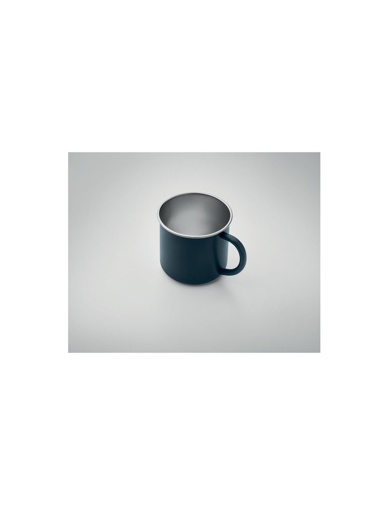 Tasse en acier inox recyclé - Objets publicitaires CARIBU