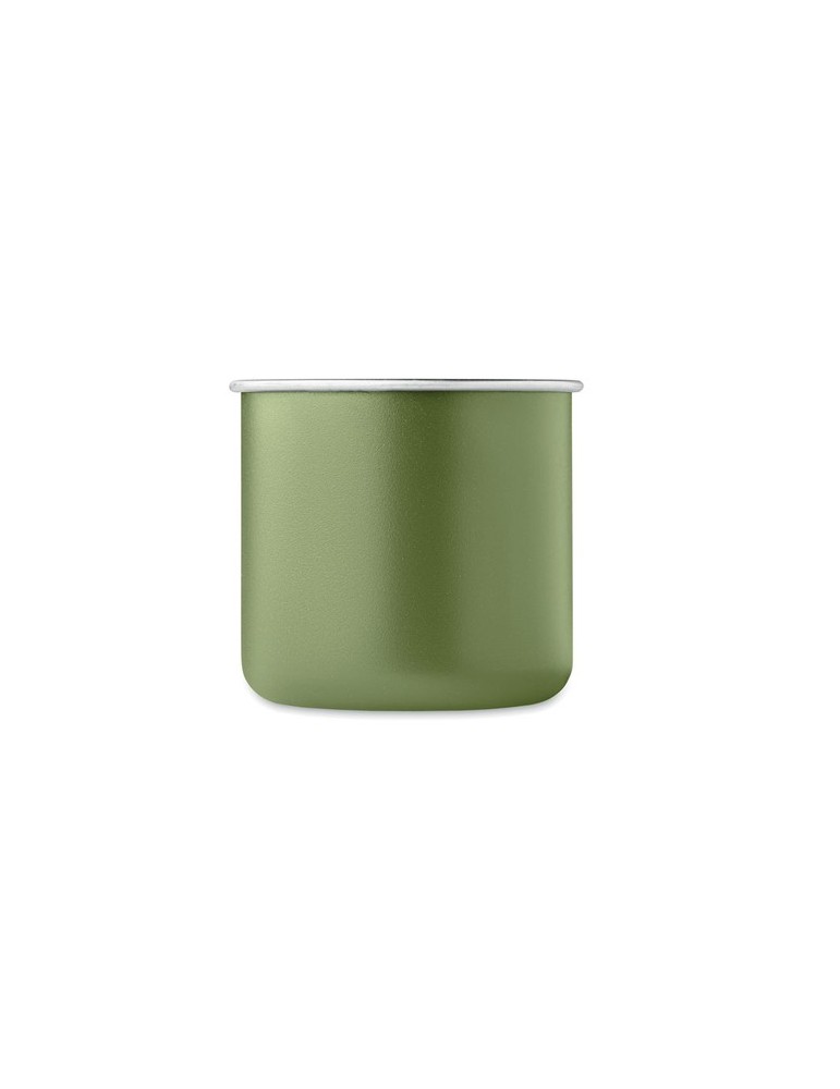 Tasse en acier inox recyclé - Objets publicitaires CARIBU