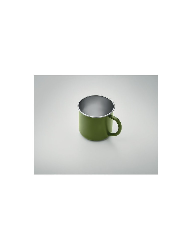 Tasse en acier inox recyclé - Objets publicitaires CARIBU