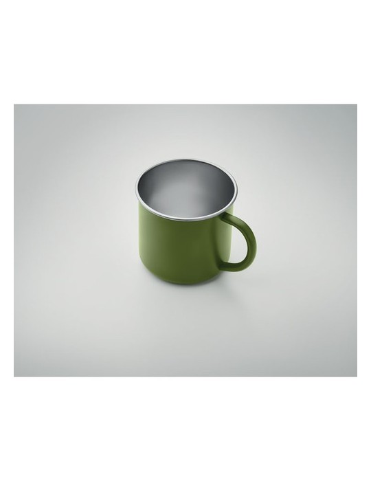 Tasse en acier inox recyclé - Objets publicitaires CARIBU