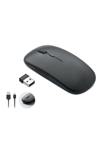 Souris sans fil  personnalisée - CURVY C performante pas cher