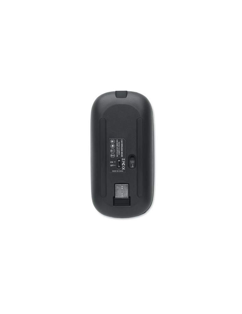 Souris sans fil  personnalisée - CURVY C performante pas cher