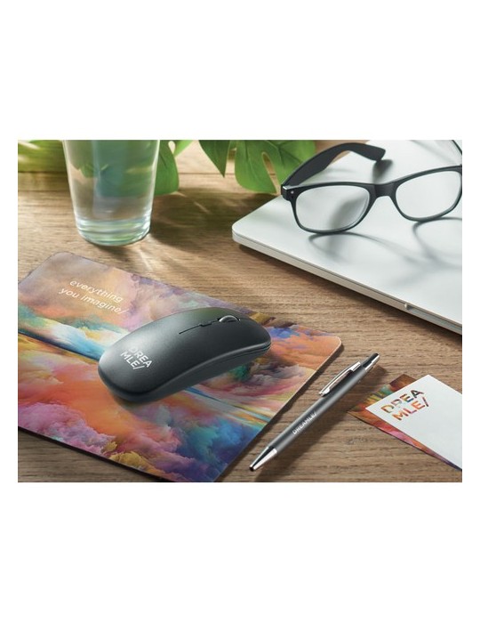 Souris sans fil  personnalisée - CURVY C performante pas cher