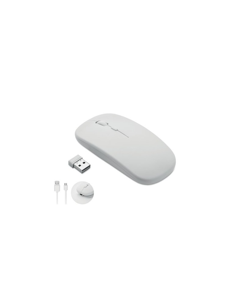 Souris sans fil  personnalisée - CURVY C performante pas cher