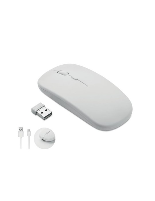 Souris sans fil  personnalisée - CURVY C performante pas cher