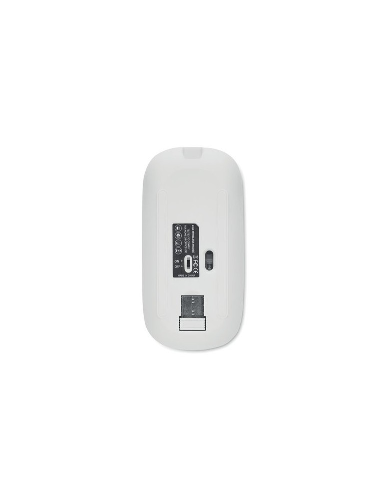 Souris sans fil  personnalisée - CURVY C performante pas cher