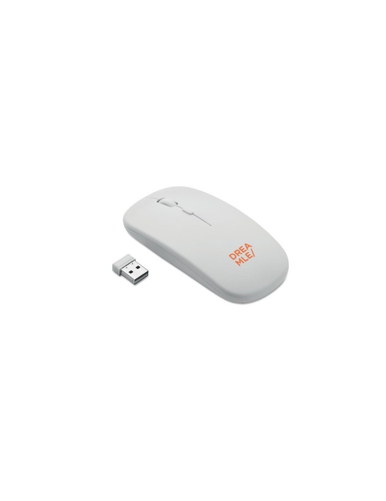 Souris sans fil  personnalisée - CURVY C performante pas cher