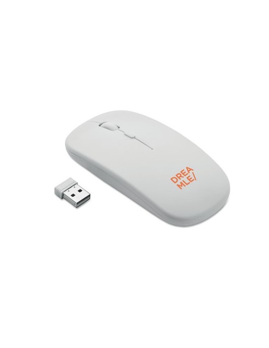 Souris sans fil  personnalisée - CURVY C performante pas cher
