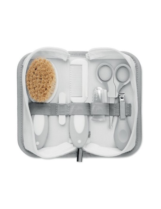 Set de toilette bébé personnalisée - Pratiques 6 pièces pas cher