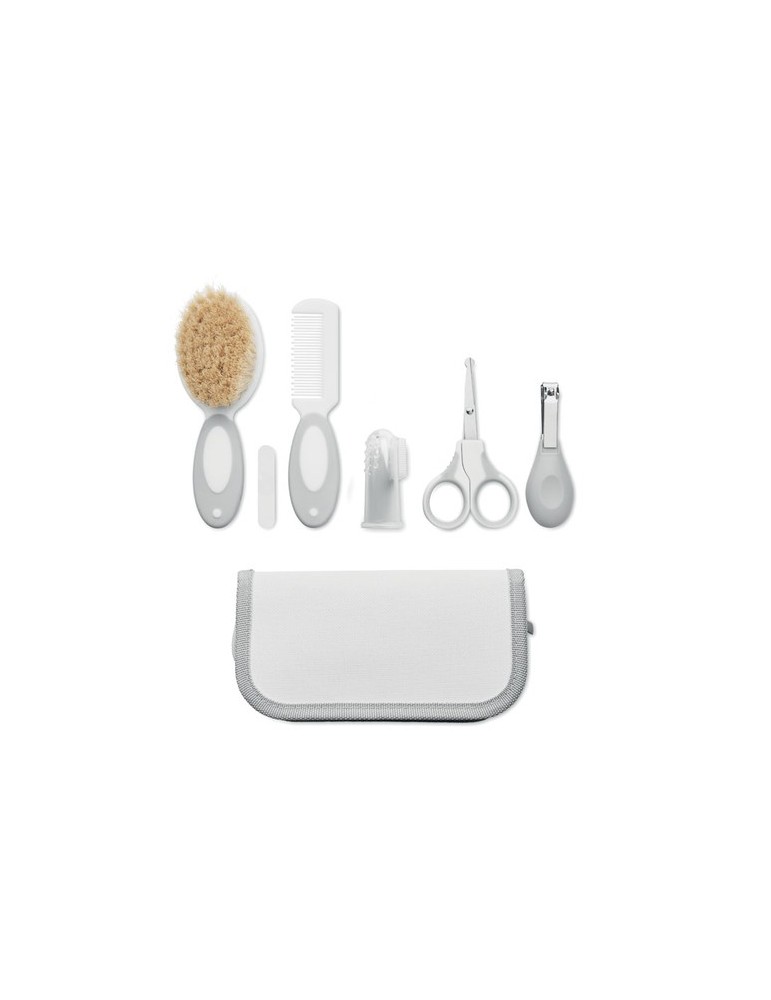 Set de toilette bébé personnalisée - Pratiques 6 pièces pas cher