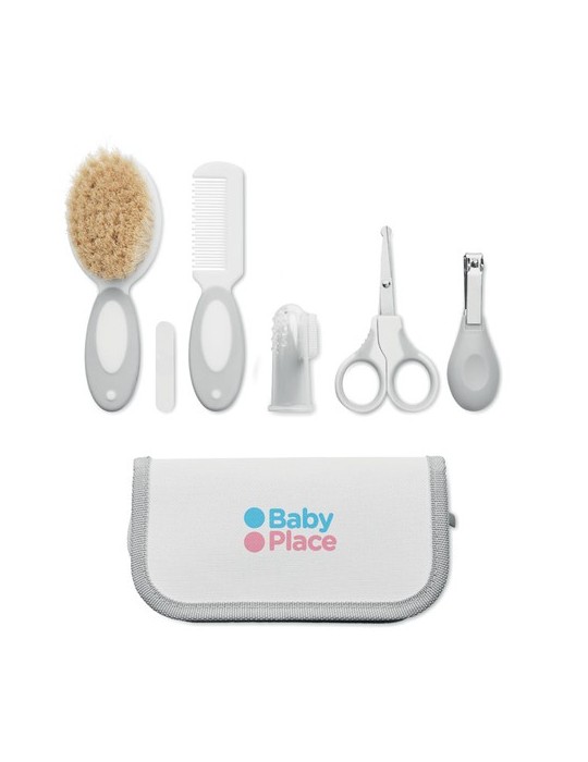 Set de toilette bébé personnalisée - Pratiques 6 pièces pas cher