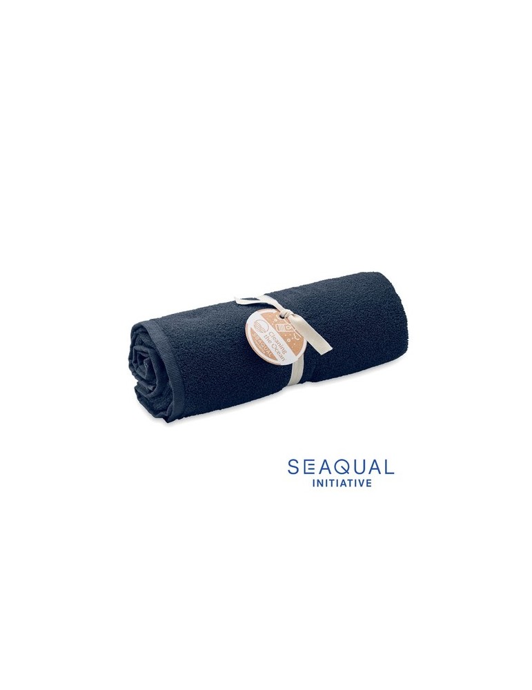 Serviette de bain  personnalisée - SEAQUAL® 100x170cm pas cher