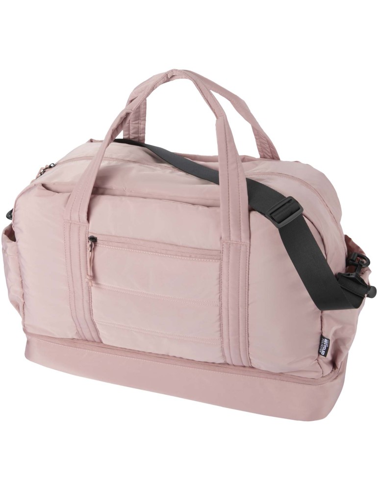 Sac de voyage Puffer recyclé certifié GRS avec fond isolé de 30 L
