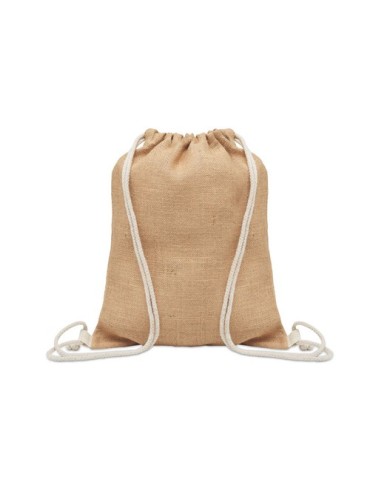 Sac à cordon en jute - objets publicitaires FUKURO