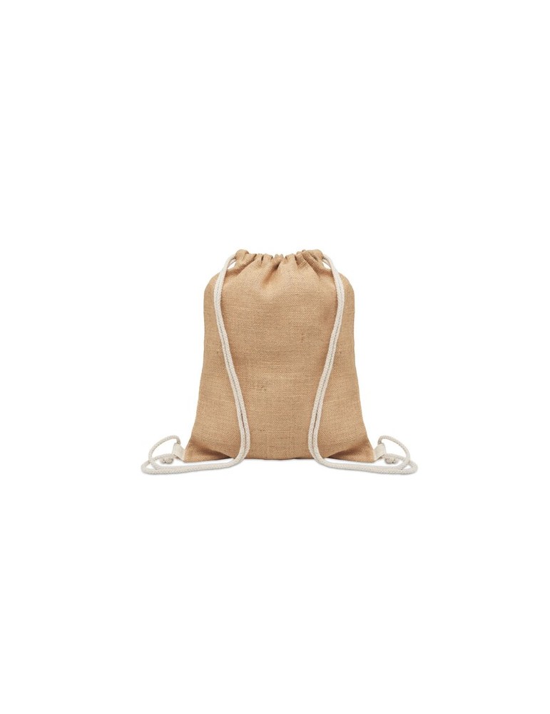 Sac à cordon en jute - objets publicitaires FUKURO