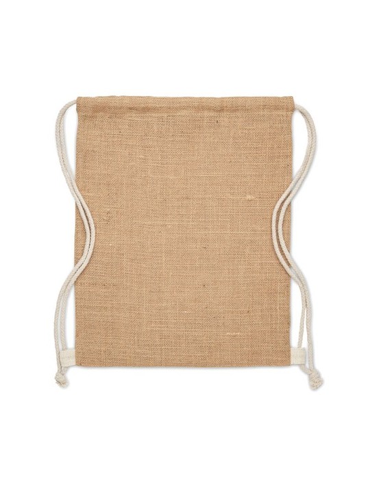 Sac à cordon en jute - objets publicitaires FUKURO