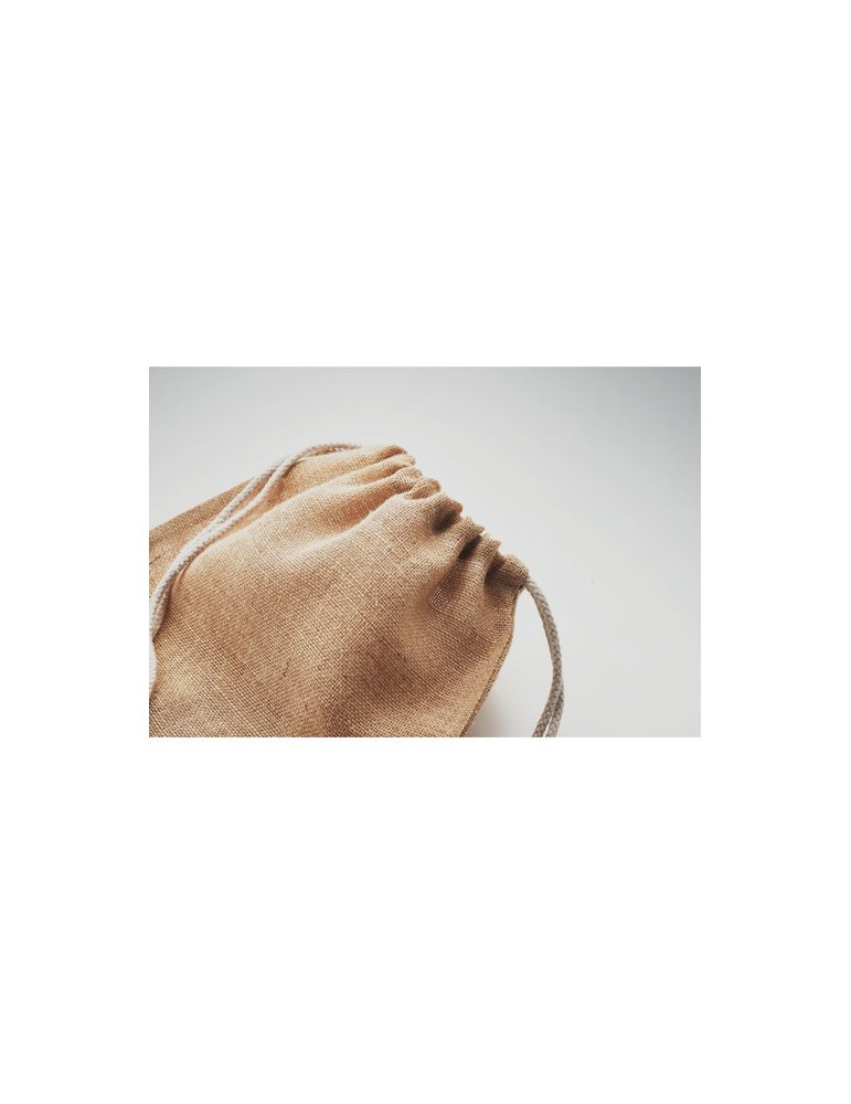 Sac à cordon en jute - objets publicitaires FUKURO