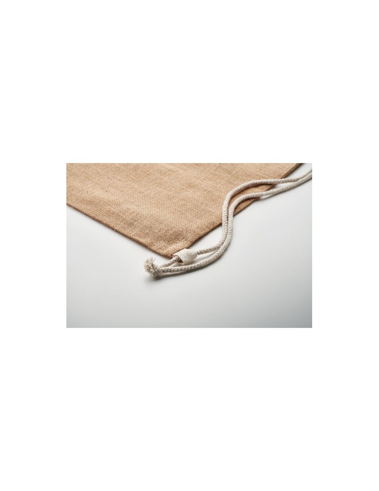 Sac à cordon en jute - objets publicitaires FUKURO