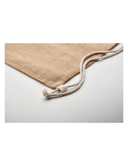 Sac à cordon en jute - objets publicitaires FUKURO