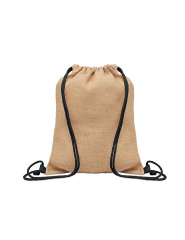 Sac à cordon en jute - objets publicitaires FUKURO 2