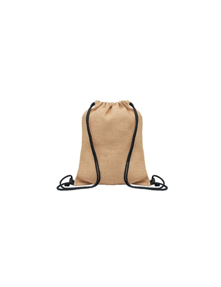 Sac à cordon en jute - objets publicitaires FUKURO