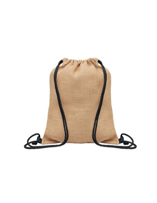 Sac à cordon en jute - objets publicitaires FUKURO