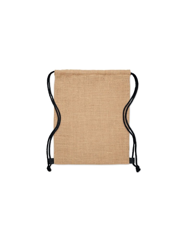 Sac à cordon en jute - objets publicitaires FUKURO