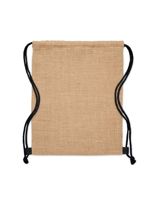 Sac à cordon en jute - objets publicitaires FUKURO
