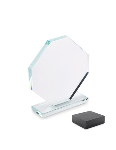 Trophée en cristal personnalisé - RUMBO cadeau d'entreprise