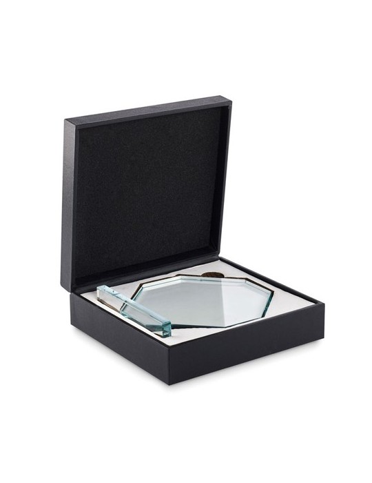 Trophée en cristal personnalisé - RUMBO cadeau d'entreprise