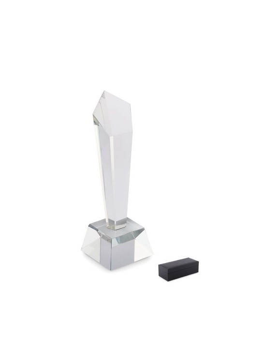 Trophée en cristal personnalisé - DIAWARD cadeau d'entreprise