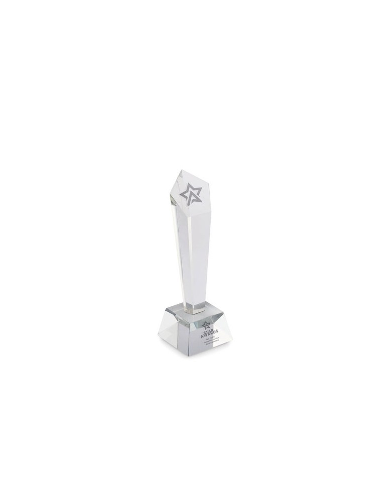 Trophée en cristal personnalisé - DIAWARD cadeau d'entreprise