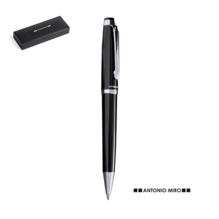Stylo Bille Personnalisé Éco-responsable - Dayo Matières : métal Couleurs : noir personnalisable avec votre logo