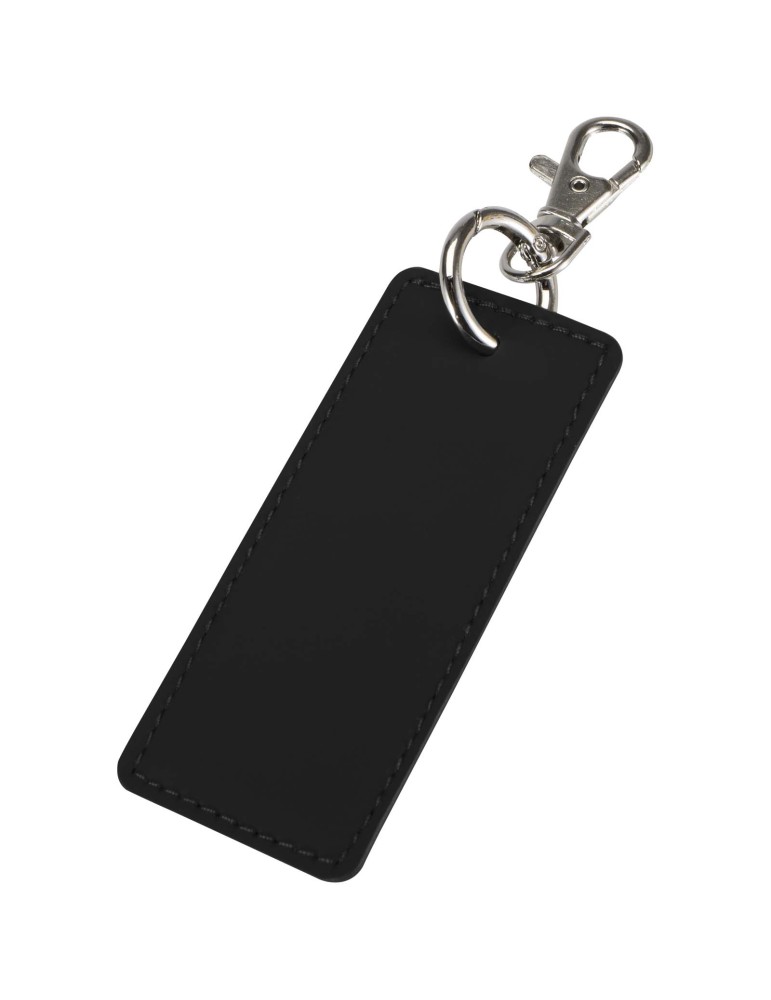 Porte-clés rectangulaire à breloques en matériaux recyclés certifié…