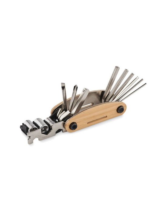 Pochette multi outils en bambou pratique et  - personnalisée