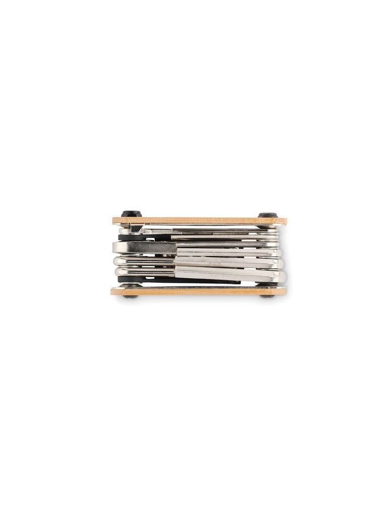 Pochette multi outils en bambou pratique et  - personnalisée