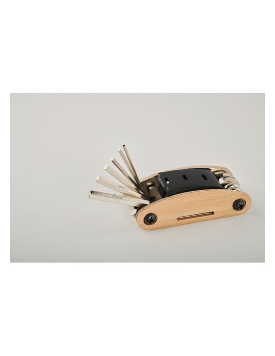 Pochette multi outils en bambou pratique et  - personnalisée