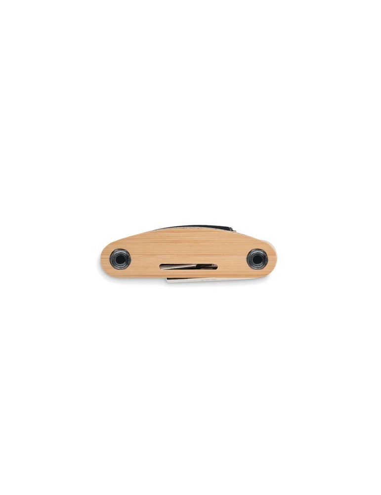 Pochette multi outils en bambou pratique et  - personnalisée