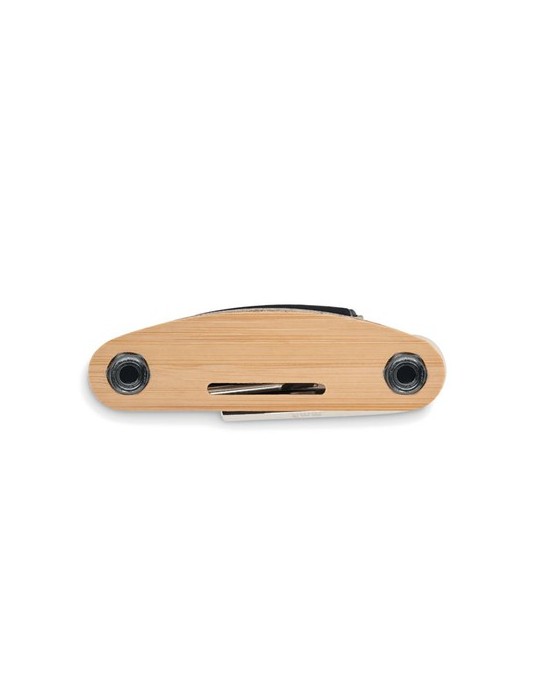Pochette multi outils en bambou pratique et  - personnalisée